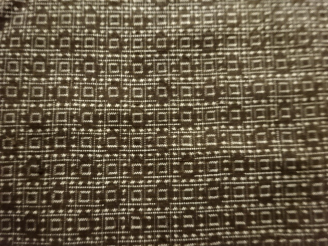 アンティーク　枡模様織出し本場泥大島紬羽織